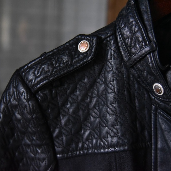 Guess Faux Leather Jacket - Picture 3 of 6